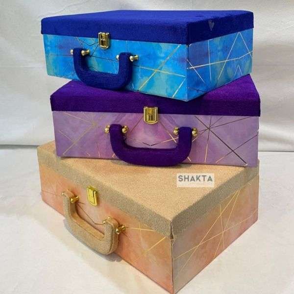 Suede Trunk Box